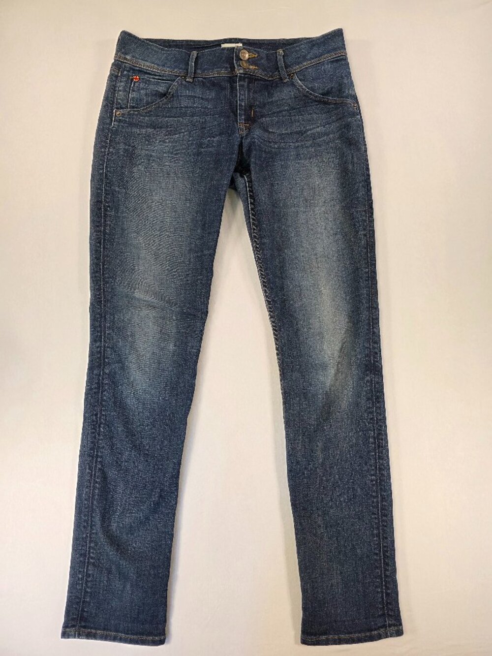Hudson Women’s Low Rise Slim Straight Jeans Blue Size 29